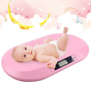 digital  Babywaage bis 20kg  Kinderwaage Tierwaage Stillwaage pink Säuglingswaage      für Kinder und Neugeborene mit Lineal + Handtuch