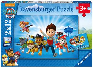 2 X 12 Teile Ravensburger Kinder Puzzle Paw Patrol Ryder und Paw Patrol 07586