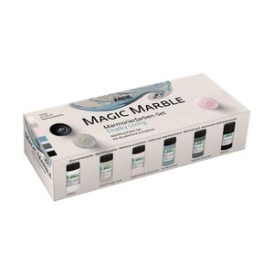 KREUL Marmorierfarbe "Magic Marble" matt Set Chalky Living