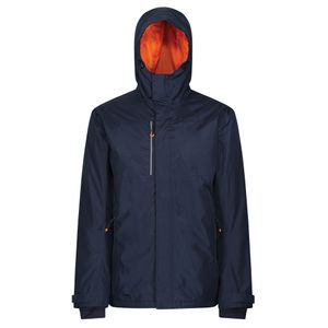 Regatta - Bunda "Thermogen", nepremokavá, vyhrievaná pre mužov RG5581 (S) (Navy blue/Orange)