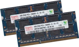 Hynix 8Gb 2x 4Gb SoDimm 1333Mhz Ram Speicher HMT351S6BFR8C Pc-10600s DDR3 204PIN