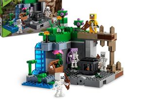 LEGO® Konstruktionsspielsteine Minecraft Das Skelettverlies, Set mit Höhlen, Skelettfiguren, (Geschenk Weihnachten, Geburtstag, Frauen MännerKinder)