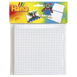 HAMA Stiftplatte Quadrat, 2 Platten zum Stecken