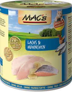 Macs Cat Lachs+Hünchen  800 g D