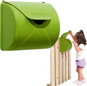 GARTEN-NEXT Spielplatz Zubehör Letterbox Briefkasten Spielhaus hellgrün