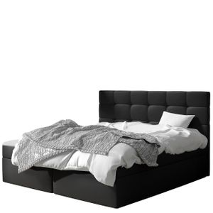 Mirjan24 Boxspringbett Luanda, Doppelbett mit zwei Bettkästen und Matratze, Ehebett (Farbe: Soft 011, Größe: 180x200 cm)