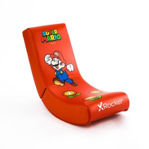 XROCKER X Rocker offiziell lizenziert Nintendo Video Rocker - Super Mario All -Star -Kollektion Mario 2020096 Promo Gaming Chair
