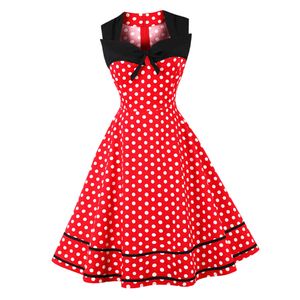 1 Stück Rockabilly Kleid Farbe Rot L