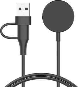 imoshion 2-in-1 USB-C Ladekabel für die Samsung Galaxy Watch - 0,5 Meter