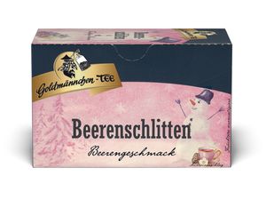 Goldmännchen-Tee Beerenschlitten Frostige Beeren, Wintertee, Tee