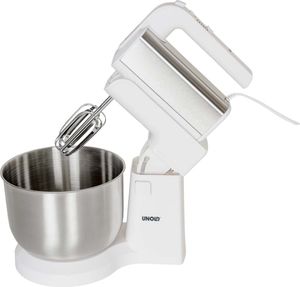Unold 78720 Handmixer mit Rührschüssel "Hannah" – Kraftvoll, komfortabel und vielseitig, mit 3,5 Litern Fassungsvermögen, 5 Geschwindigkeitsstufen. Unold 78720 Handmixer mit Rührschüssel "Hannah" – Kraftvoll, komfortabel und vielseitig, mit 3,5 Litern Fassungsvermögen, 5 Geschwindigkeitsstufen.