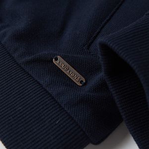 vidaXL Kinder-Sweatshirt mit Reißverschluss Marineblau 140