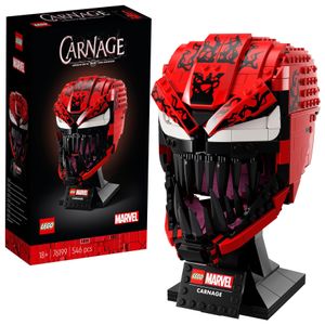 LEGO 76199 Marvel Spider-Man Carnage Maske Bauset für Erwachsene, Sammlerstück, Geschenkidee für Sammler