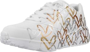 SKECHERS UNO LITE - METALLIC Weiß
