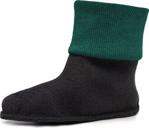 Ladeheid Kinder Gummistiefel Stiefelsocken Innenschuh Wärmende Socken für Regenstiefel LA-CA-10 LA-CA-11(Smaragdgrün, 26/27)