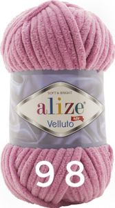 Alize Velluto, 100g/68m 98 rose