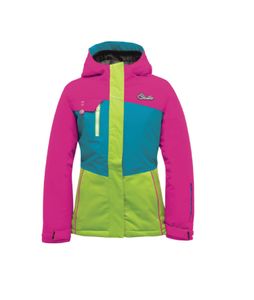 dare2b Kinder Mädchen Ski Jacke Skijacke GIRLS SNOWDRIFT JACKET electric pink, Größe:164