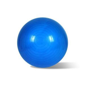 EmpireAthletics - Sedadlo a gymnastická lopta s pumpičkou z elastického gumového materiálu s Ø 75 cm - Sedadlo a gymnastická lopta v MODREJ farbe
