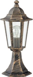 Lampa ogrodowa stojąca 1xE27 Velence złoto antyczne 8236 Rabalux