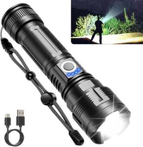 Velmi výkonná 15W venkovní LED svítilna s USB dobíjením, 1000 lumenů, dosvitem 300-500 metrů a 5 provozními režimy - BLAZORA