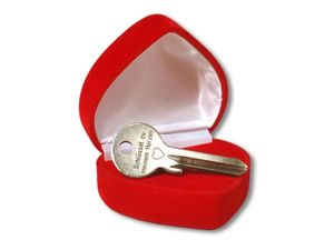 Schlüssel zu meinem Herzen, Verpackung: Herzbox incl. persönlicher Gravur (einfach nach dem Kauf mitteilen)