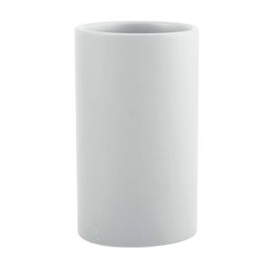 Spirella Zahnputzbecher Zahnbürstenhalter Keramik "Tube" 7x11,5 cm Weiß Matt