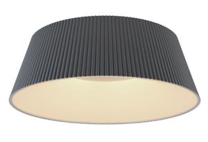 Globo Lighting Deckenleuchte Metall anthrazit, Acryl anthrazit, opal, dimmbar, mehrere Stufen über Wandschalter, Farben fixierbar, Memoryfunktion, Nachtlicht, Fernbedienung, Batterie inkludiert 2x AAA, ø: 460mm, H: 170mm, inkl. LED 45W 230V, 450-5050lm Source, 260-1900lm Output, CCT 3000-6000K