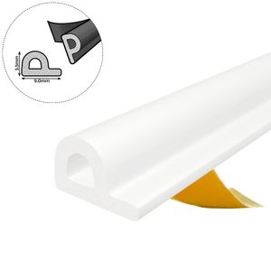 5m P 9mm x 5.5mm Fensterdichtung Türdichtung Selbstklebend EPDM – Weiß