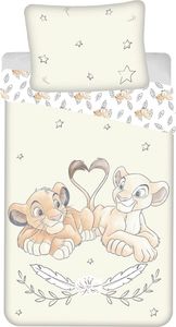 Zestaw pościeli Jerry Fabrics Disney Lion King Best Friends, poszwa na kołdrę 140 x 200 cm, poszewka na poduszkę 70 x 90 cm, bawełna