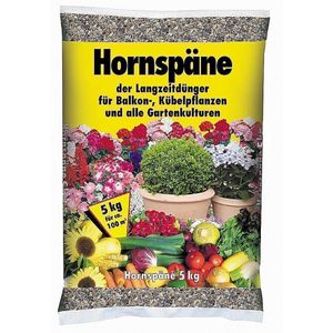 Hornspäne organischer Langzeitdünger Universaldünger 5 kg für ca. 100 m²