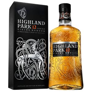 Highland Park 12 Jahre Viking Honour Single Malt Scotch Whisky in Geschenkpackung | 40 % | 0,7 l