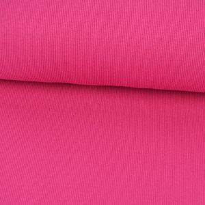 Kreativstoff Strickschlauch Bündchenstoff grob pink 27cm Breite