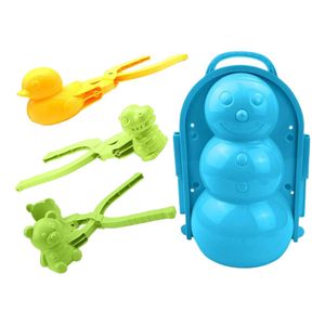 4Pcs Snowball Maker Clip Outdoor Cartoon Spielzeug Für Kinder Schneeballschlachten C Farbe C