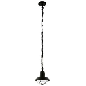 EGLO COLINDRES Pendelleuchte IP44 Stahl schwarz 118 x 21,5 cm 94861