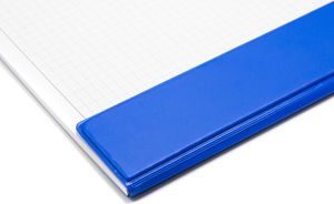 younikat Kantenschutz für DIN A2 Schreibtischunterlagen | blau I selbstklebend | 59,4 x 8 cm I az_158