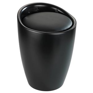WENKO Bad Hocker CANDY Wäsche Korb 20 L Sack Sammler Box WC Sitz Sortierer Sitz