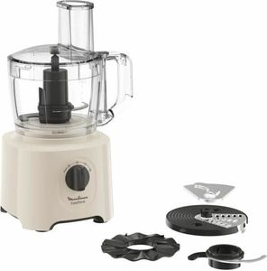 MOULINEX Easy Force Multifunktionsroboter - 4 Zubehörteile - 15 Funktionen - Kompakt - Spülmaschinenkompatible Teile FP242B10