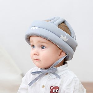 Baby Helm Kopfschutz Kleinkind Schutzhut Baumwolle Verstellbarer Sicherheitshelm Baby im Alter von 8-48 Monaten