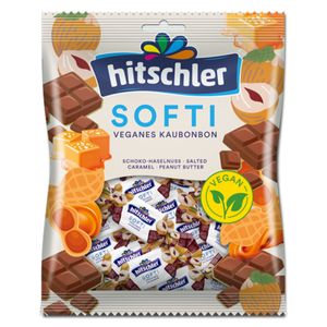 Hitschler Softi Vegan Schokohaselnuss Peanutbutter Salted Caramel 175g