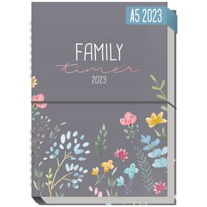 Family-Timer 2023 12 Monate [Happy Flower]