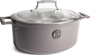 Saveur Gusseiserner Kochtopf mit Deckel, Ø 30cm 4,7L, emailliert, alle Herdarten