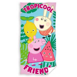 Peppa Pig Wutz ręcznik kąpielowy ręcznik plażowy ręcznik welurowy 70 x 140 cm