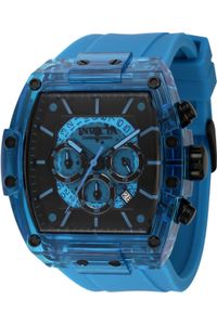 Invicta S1 Rally 44354 Herren armbanduhr - Quarzuhrwerk - Kunststoff mit schwarzen zifferblat - 47mm