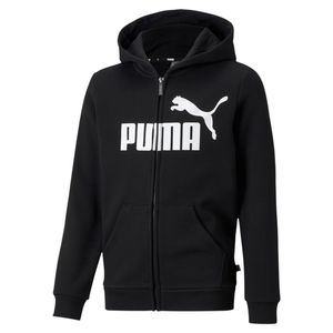 PUMA Essentials Big Logo Fleece-Kapuzenjacke Jungen puma black 140
