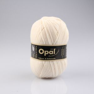 Opal Sockenwolle 150g Uni Natur 6-fach
