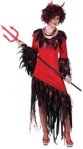 Teufel Teufelin Halloween Karneval Fasching Kostüm 44-46