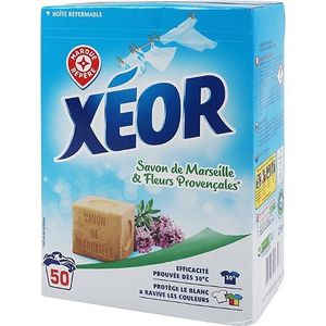 Waschmittelpulver Xeor Savon de Marseille 50 Wäsche 2,5 kg