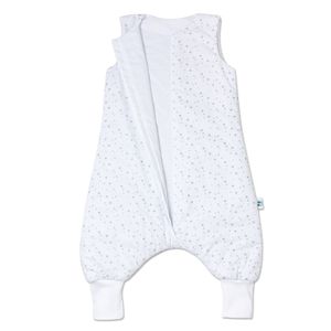 Pepi Baby Schlafsack mit Füßen - Antiallergisch 100% Baumwolle Größe 98 - Ganzjahresschlafsack Kinder Sommerschlafsack mit Beinen - Grey Galaxy