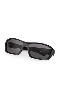 MNZ-Schwarze Uni-Sportsonnenbrille PL21KG066R01
