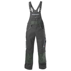 FORTIS H-Latzhose 24, d-grau/schwarz, Gr. 34